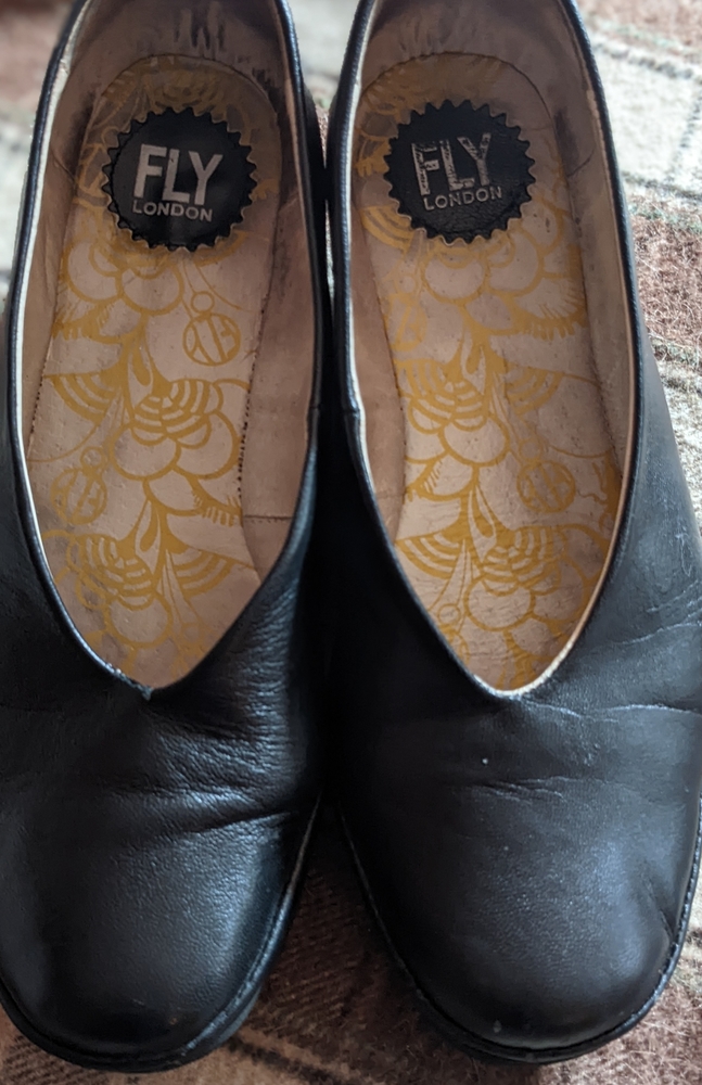 Fly London 'Yaz' slip on wedge platform shoes - Picture 4 of 12